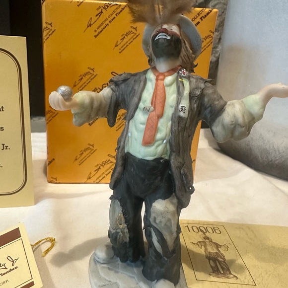 Emmet kelly jr balancing act clown - Picture 1 of 7